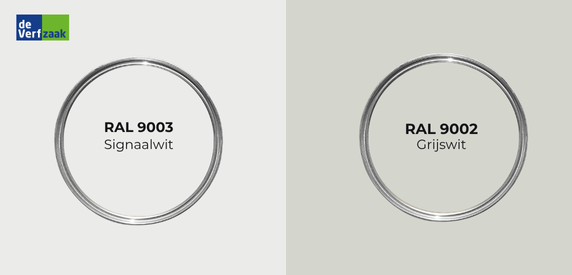 RAL 9002 vs RAL 9003