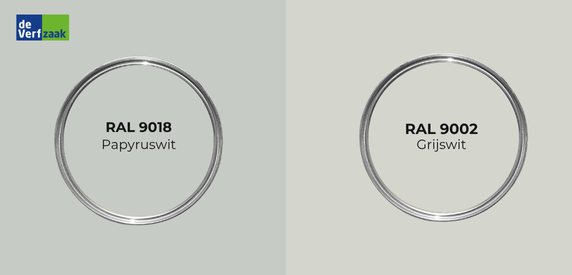 RAL 9018 vs RAL 9002