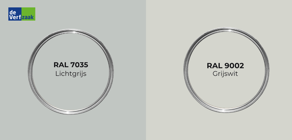 RAL 9002 vs RAL 7035