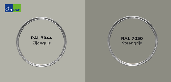 RAL 7030 vs 7044