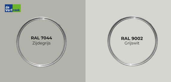 RAL 7044 vs 9002