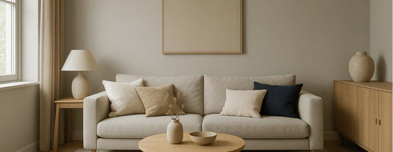 RAL 7044 woonkamer