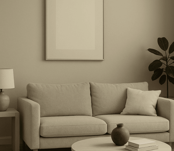 RAL 1019 woonkamer