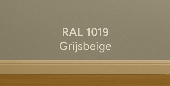 RAL 1019 muur