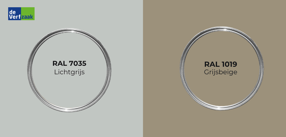 RAL 1019 vs RAL 7035