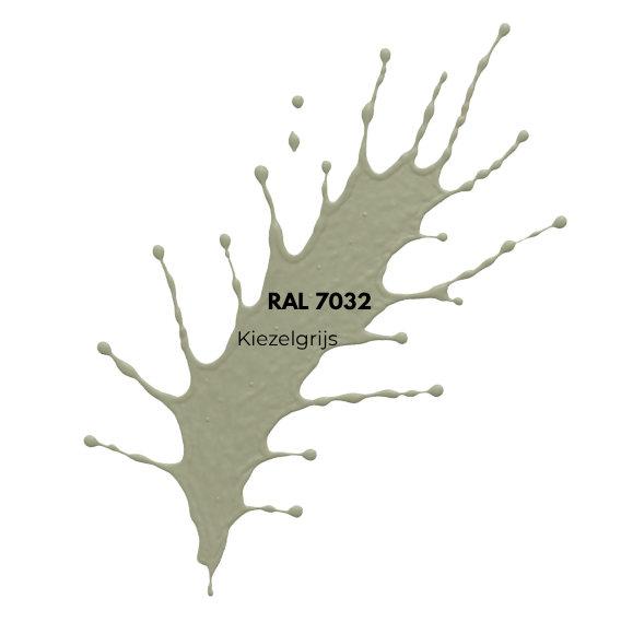 RAL 7032 kizelgrijs