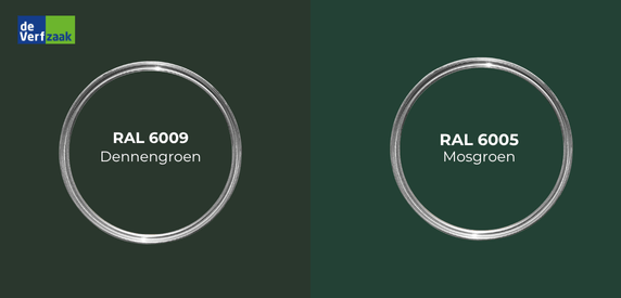 RAL 6005 vs RAL 6009