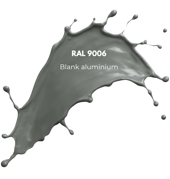 RAL 9006 blank aluminium