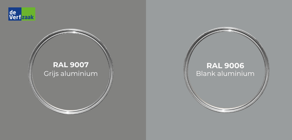RAL 9006 vs 9007