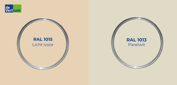 RAL 1015 vs 1013