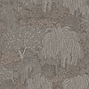 Decoprint Allure Behang met metallic bomen- en bladerenprint - AL26265