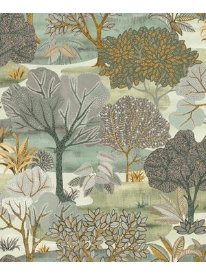Decoprint Allure Behang met verschillende bomen - AL26253