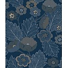 Decoprint Antibes Behang abstracte bloemen en bladeren - AN28273