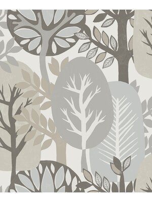 Decoprint Antibes Behang abstracte bomen - AN28280