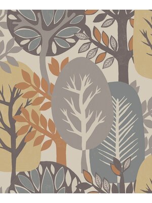 Decoprint Antibes Behang abstracte bomen - AN28282