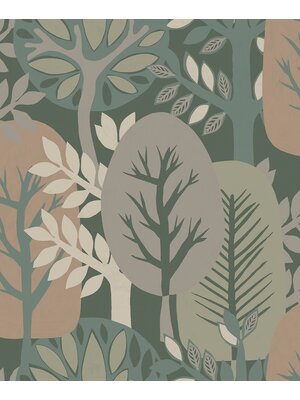 Decoprint Antibes Behang abstracte bomen - AN28283