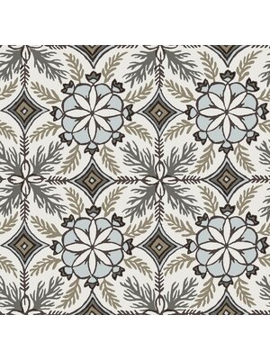 Decoprint Antibes Behang getekende bloemen motief - AN28240