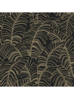 Noordwand Bazaar Behang met bladmotief - G78301