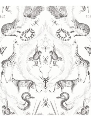 Noordwand Bazaar Behang met dierenprint - G78314
