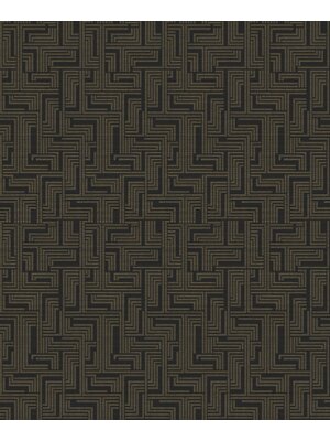 Galerie Boutique Behang met labyrint print - L-BD2007