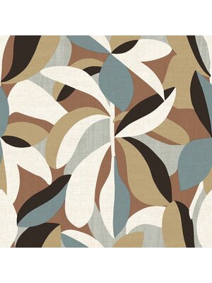 Cristiana Masi Energie Behang met abstracte bladerenprint - 30106