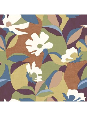 Cristiana Masi Energie Behang met abstracte bloemenprint - 30114