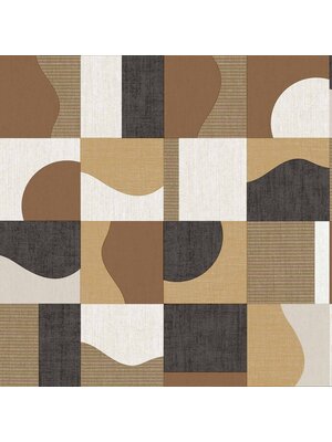 Cristiana Masi Energie Behang met grafische vlakverdeling - 30128