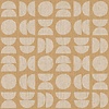 Cristiana Masi Energie Behang retro met halve en hele cirkels - 30153