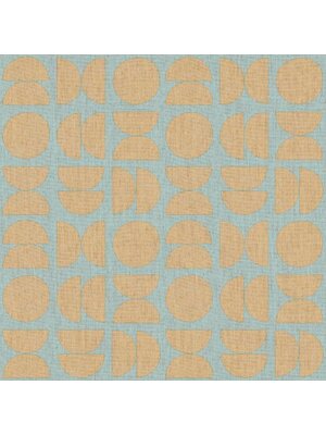 Cristiana Masi Energie Behang retro met halve en hele cirkels - 30156