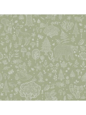 Cristiana Masi Happy Behang met bosdier silhouetten - 14805