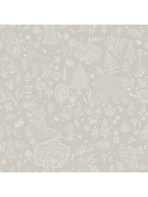 Cristiana Masi Happy Behang met bosdier silhouetten - 14807