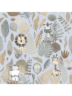 Cristiana Masi Happy Behang met jungle dieren - 14836 Cristiana Masi Happy Behang met jungle dieren - 14836