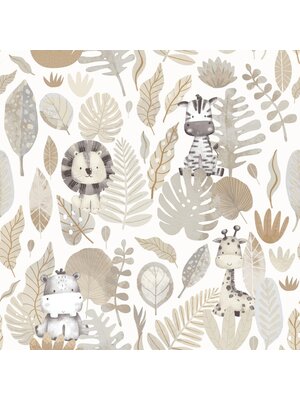 Cristiana Masi Happy Behang met jungle dieren - 14837
