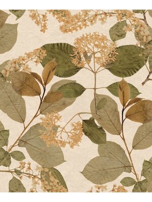 Noordwand Herbarium Behang met bladeren en bloemen - HE27231 Noordwand Herbarium Behang met bladeren en bloemen - HE27231