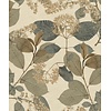 Decoprint Herbarium Behang met bladeren en bloemen - HE27232