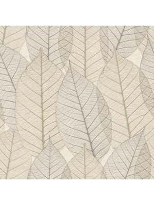 Noordwand Herbarium Behang met grote bladeren - HE27250 Noordwand Herbarium Behang met grote bladeren - HE27250