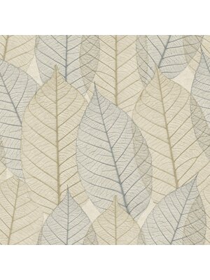 Decoprint Herbarium Behang met grote bladeren - HE27251