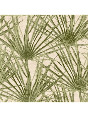 Decoprint Herbarium Behang met palmbladeren - HE27262