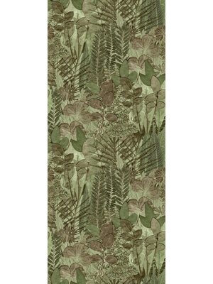 Decoprint Herbarium Fotobehang met grote bladeren print - HED27295