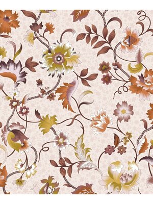 Marburg Heritage Behang met gestilleerde Art Nouveau bloemenstrengen - 47646