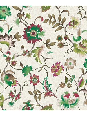 Marburg Heritage Behang met gestilleerde Art Nouveau bloemenstrengen - 47648