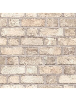 Galerie Homestyle Behang met bakstenen print - FH37516