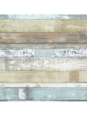 Galerie Homestyle Behang met horizontale houten planken - FH37555