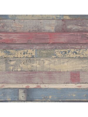 Galerie Homestyle Behang met horizontale houten planken - FH37557