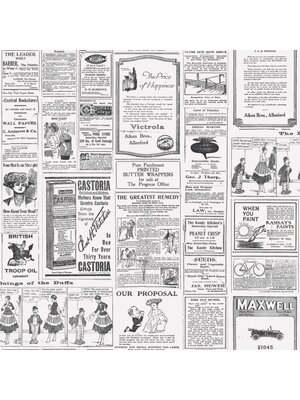 Galerie Just Kitchens Behang met cartoons - G45449