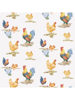 Galerie Just Kitchens Behang met kippen - G45416 Galerie Just Kitchens Behang met kippen - G45416