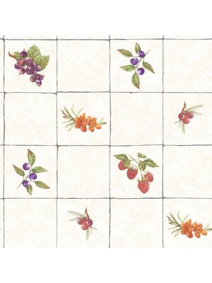 Noordwand Just Kitchens Behang met tegels en fruit - G45418 Noordwand Just Kitchens Behang met tegels en fruit - G45418