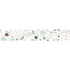 Noordwand Kids Walls Behangrand met egeltjes, vogels, paddestoelen en bloemen - 45873