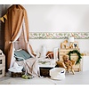 Marburg Kids Walls Behangrand met giraffen, zebra's en flamingo's - 45881
