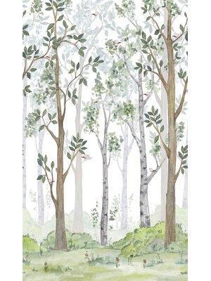 Noordwand Kids Walls Fotobehang getekend bos - 45869 Noordwand Kids Walls Fotobehang getekend bos - 45869